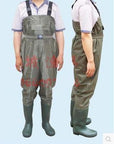 Europe Style Fishing Wading Pants Man Breathable Chest Waders Waterproof-Waders Chest-Bargain Bait Box-Fishing Wader Size43-Bargain Bait Box