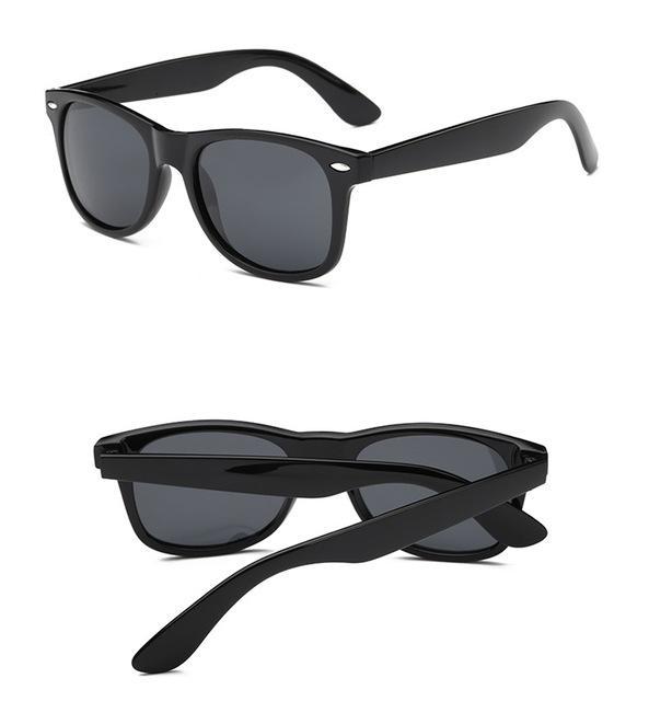 Eyecrafters Classic Vintage Mens Womens Polarized Sunglasses Uv400 Driving-Polarized Sunglasses-Bargain Bait Box-Bright Black Black-Bargain Bait Box
