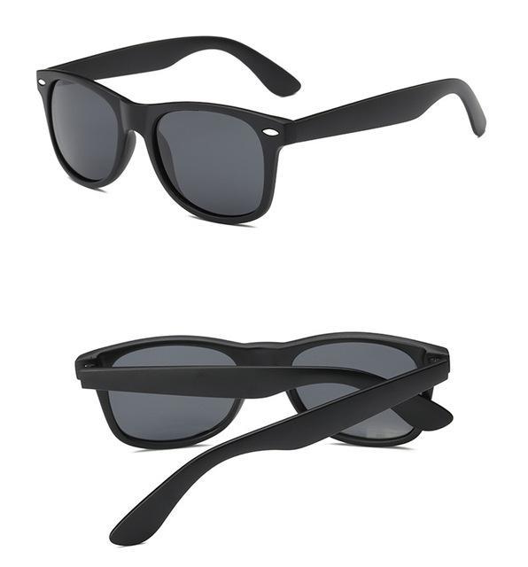 Eyecrafters Classic Vintage Mens Womens Polarized Sunglasses Uv400 Driving-Polarized Sunglasses-Bargain Bait Box-Matte Black Black-Bargain Bait Box