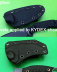 Eyelet Tool Set Grommet Kit +100 Eyelets For Diy Kydex Sheath Huning Knife-QingGear Store-Bargain Bait Box