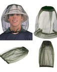 Face Protector Midge Mosquito Insect Hat Bug Mesh Head Net For Outdoor Travel-fixcooperate-Bargain Bait Box