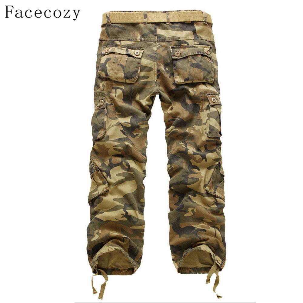 Facecozy Men Autumn Tactical Military Sports Pant Male Outdoor Multi-Pockets-Facecozy Official Store-black-29-Bargain Bait Box