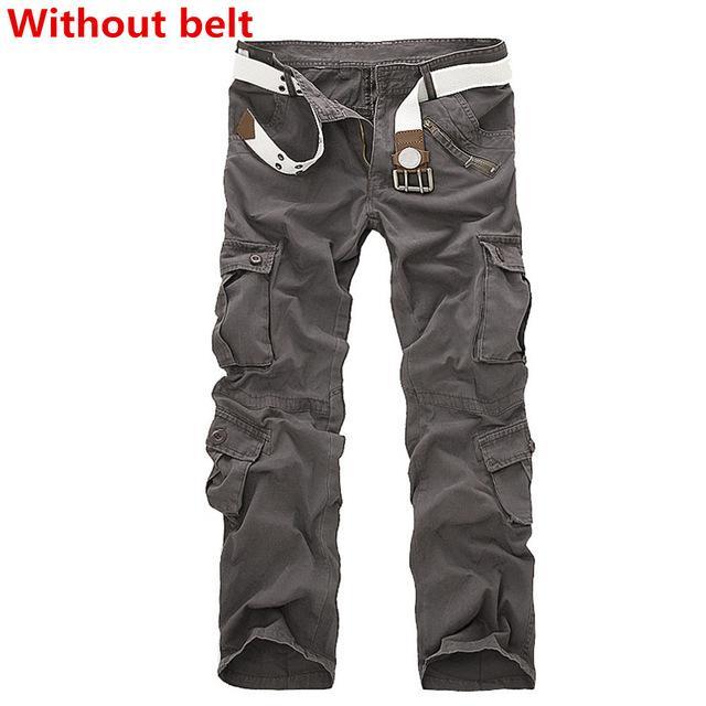 Facecozy Men Autumn Tactical Military Sports Pant Male Outdoor Multi-Pockets-Facecozy Official Store-grey-29-Bargain Bait Box