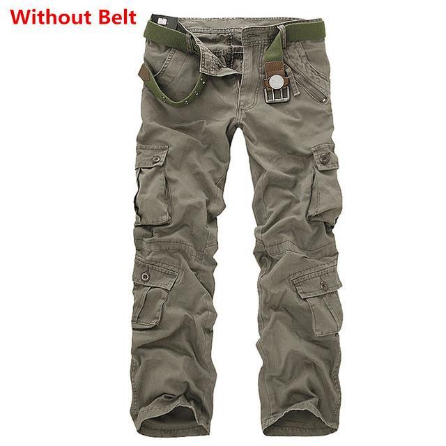 Facecozy Men Autumn Tactical Military Sports Pant Male Outdoor Multi-Pockets-Facecozy Official Store-Tu army green-29-Bargain Bait Box