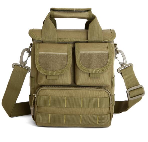 Facecozy Men Camping&amp; Bag Single Shoulder Bags 600D Nylon Tactical Bags-Bags-Bargain Bait Box-Khaki-Other-Bargain Bait Box