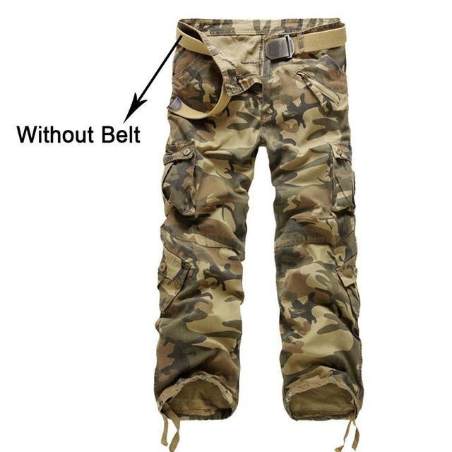 Facecozy Men Military Tactical Pants Multi-Pocket Field Training Camouflage-Facecozy Official Store-Tu Yellow Camouflage-33-Bargain Bait Box