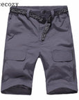 Facecozy Men Summer Quick Dry Pants Uv Protection Removable To Hiking Shorts-fishing pants-Facecozy Official Store-Dark gray-S-Bargain Bait Box