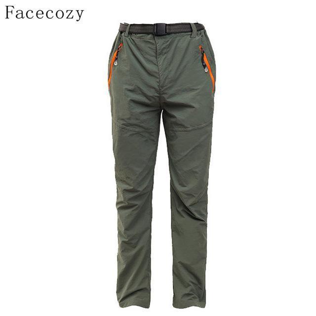 Facecozy Women Summer Outdoor Hiking &amp; Fishing Pants Quick Dry Climbing Calca-fishing pants-Facecozy Official Store-women army gree-S-Bargain Bait Box