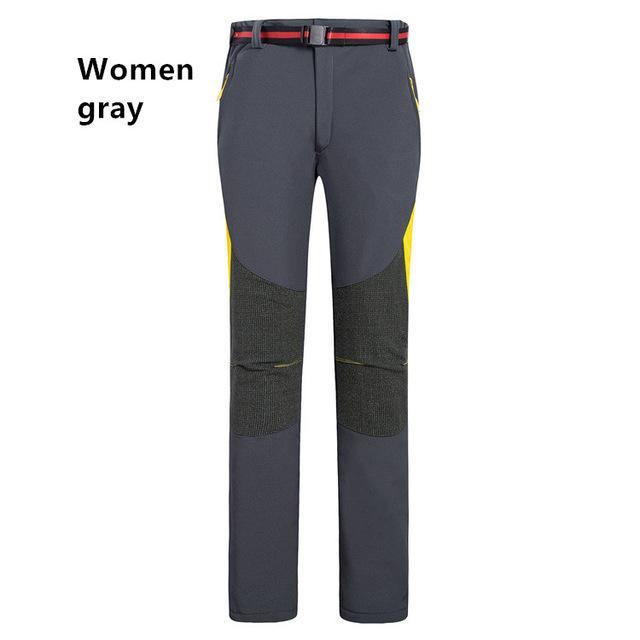 Facecozy Women&amp;Men Summer Fast Dry Fishing Pants Outdoor Patchwork-Facecozy Official Store-women gray-S-Bargain Bait Box