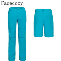 Facecozy Women'S Spring Summer Outdoor Hiking Pants Removable Summer Camping-Facecozy Official Store-rose red-S-Bargain Bait Box