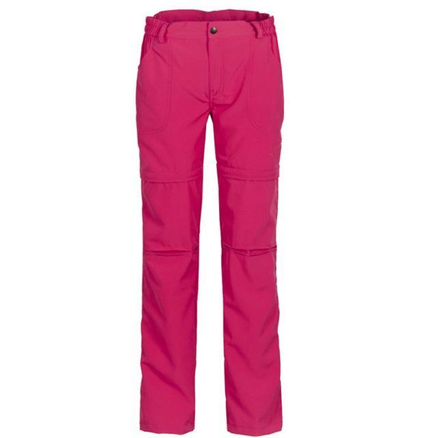 Facecozy Women'S Spring Summer Outdoor Hiking Pants Removable Summer Camping-Facecozy Official Store-rose red-S-Bargain Bait Box