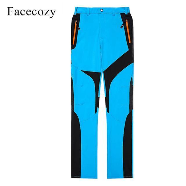 Facecozy Women&#39;S Summer Hiking Pants Waterproof Quick Dry Outdoor Trousers-fishing pants-Facecozy Official Store-Blue-S-Bargain Bait Box
