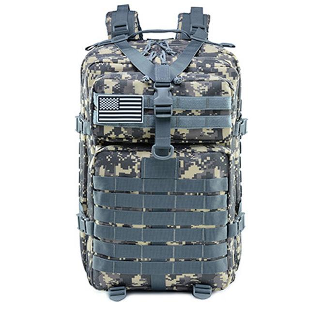Fafair 45L Army Tactical Military Backpack Assault Tactical Infantry Rucksack-Climbing Bags-FAFAIR Store-ACU-50 - 70L-China-Bargain Bait Box