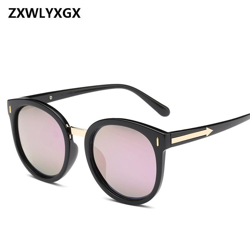 Fashion Arrow Sunglasses Women Brand Designer Bright Mirror Reflective-Sunglasses-shopZXWLYXGX2 Store-C1-Bargain Bait Box
