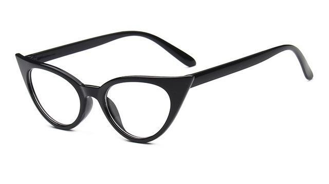 Fashion Cat Eye Sunglasses For Women Brand Designer Vintage-Sunglasses-Daily Lives Store-clear small-Bargain Bait Box