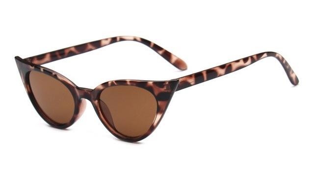 Fashion Cat Eye Sunglasses For Women Brand Designer Vintage-Sunglasses-Daily Lives Store-leopard small-Bargain Bait Box