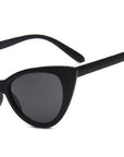 Fashion Cat Eye Sunglasses For Women Brand Designer Vintage-Sunglasses-Daily Lives Store-matte black big-Bargain Bait Box