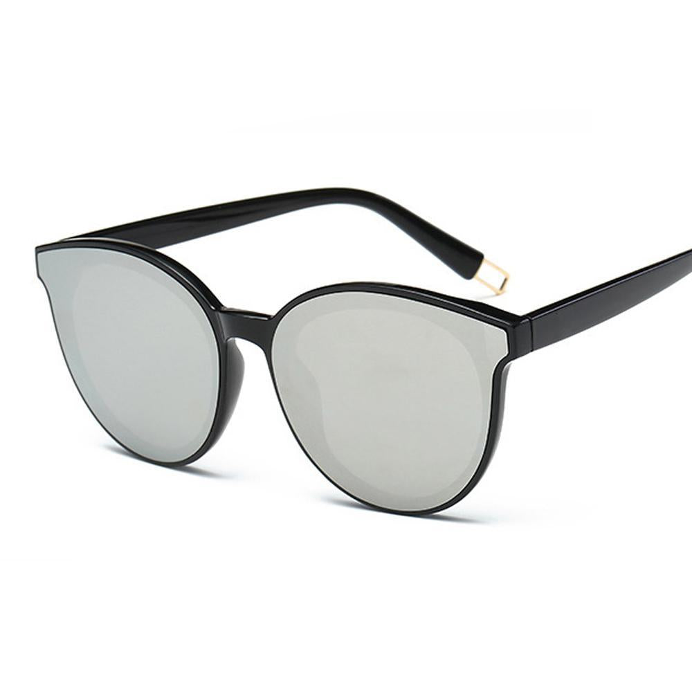 Fashion Luxury Women Flat Top Cat Eye Sunglasses Vintage Oculos De Sol-Sunglasses-Boutique tesco-C1 black-Bargain Bait Box