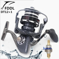 Fddl 9000-10000 Full Metal Snake Pattern 12 + 1 Without Clearance Bearings-Spinning Reels-DAWO Trading Co., Ltd. Store-9000 Series-Bargain Bait Box
