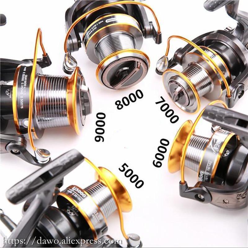 Fddl Brand 9000-1000 Full Metal Spool Jigging Trolling Long Shot Casting For-Spinning Reels-DAWO Trading Co., Ltd. Store-Picture color-1000 Series-Bargain Bait Box