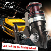 Fddl Brand Can Pull The Car Fishing Wheel 5+2 Axis Full Metal Fishing Reel-Spinning Reels-DAWO Trading Co., Ltd. Store-3000 Series-Bargain Bait Box