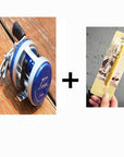Fddl Brand Da200 High Magnetic Control Right Left Hand Bait Casting Fishing Reel-Baitcasting Reels-DAWO Trading Co., Ltd. Store-Left hand DA201-Bargain Bait Box