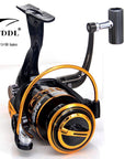 Fddl Fishing 12+1Bb 5.2:1/ 5.1:1 1000-6000 Series Full Metal Spool Hot Sale-Spinning Reels-RedMeet Fishing Store-1000 Series-Bargain Bait Box