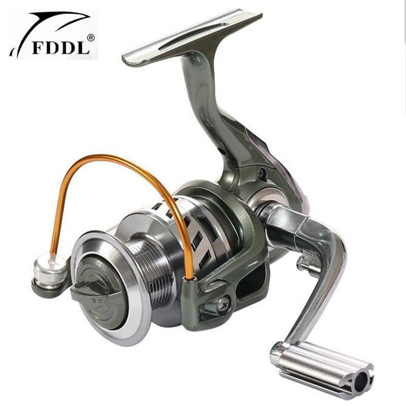 Fddl Metal 12+1 Axis Without Clearance Bearings Fishing Reel Speed Ratio 5.2:1-Spinning Reels-DAWO Trading Co., Ltd. Store-1000 Series-Bargain Bait Box