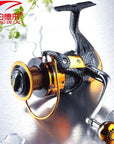 Fddl Metal Line Cup 12+1Bb Snake Pattern Fishing Reel Speed Ratio 5.2:1 Spinning-Spinning Reels-DAWO Trading Co., Ltd. Store-1000 Series-Bargain Bait Box