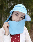 Female Removable Quick Dry Sun Hat Womens Face Uv Protection Fishing Bucket-Anti-Mosquito-Bargain Bait Box-pink-S-Bargain Bait Box