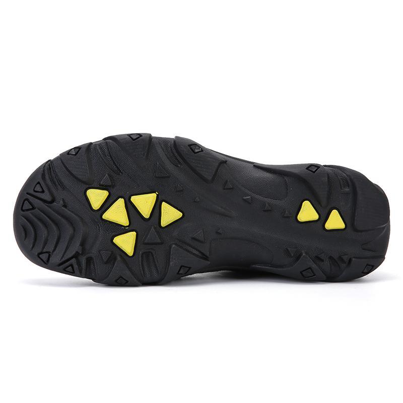 Feozyz 39-46 Summer Hiking Sandals Men Genuine Leather Outdoor Shoes Sneakers-FEOZYZ Official Store-Gray-7-Bargain Bait Box