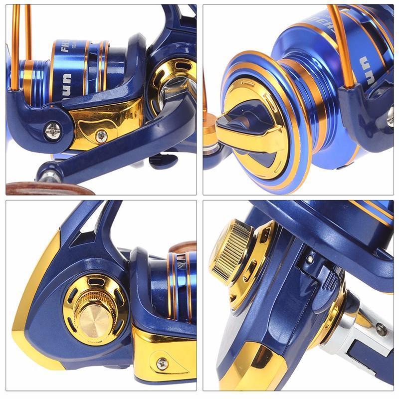 Fh1000-7000 Series 12 + 1Bb Spinning Fishing Reel Interchanged Left Right Hand-Spinning Reels-Aslongdeal Store-1000 Series-Bargain Bait Box