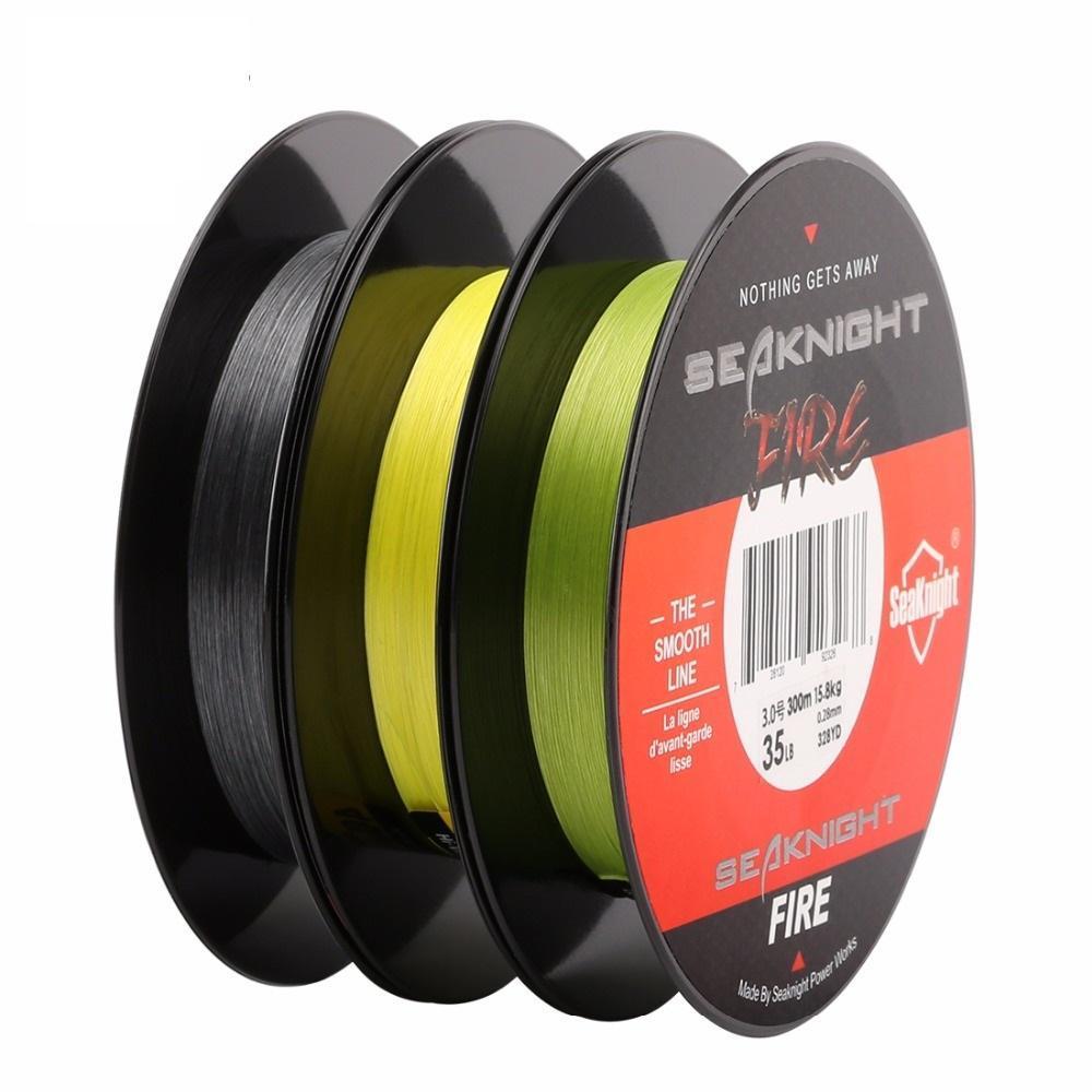 Fire Fishing Line 300M Fire Filament Line Smooth Super Pe Fire Fishing Line-Sequoia Outdoor (China) Co., Ltd-green-0.3-Bargain Bait Box