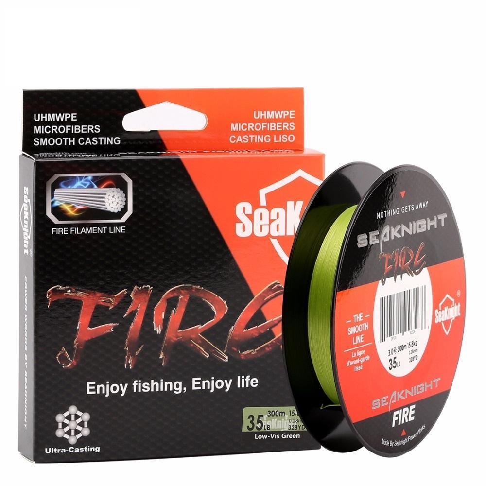 Fire Fishing Line 300M Fire Filament Line Smooth Super Pe Fire Fishing Line-Sequoia Outdoor (China) Co., Ltd-green-0.3-Bargain Bait Box