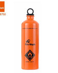 Fire Maple Outdoor Camping Portable Aluminum Gasoline Bottle Liquid Fuel Spare-FireMaple Official Store-750ml-Bargain Bait Box
