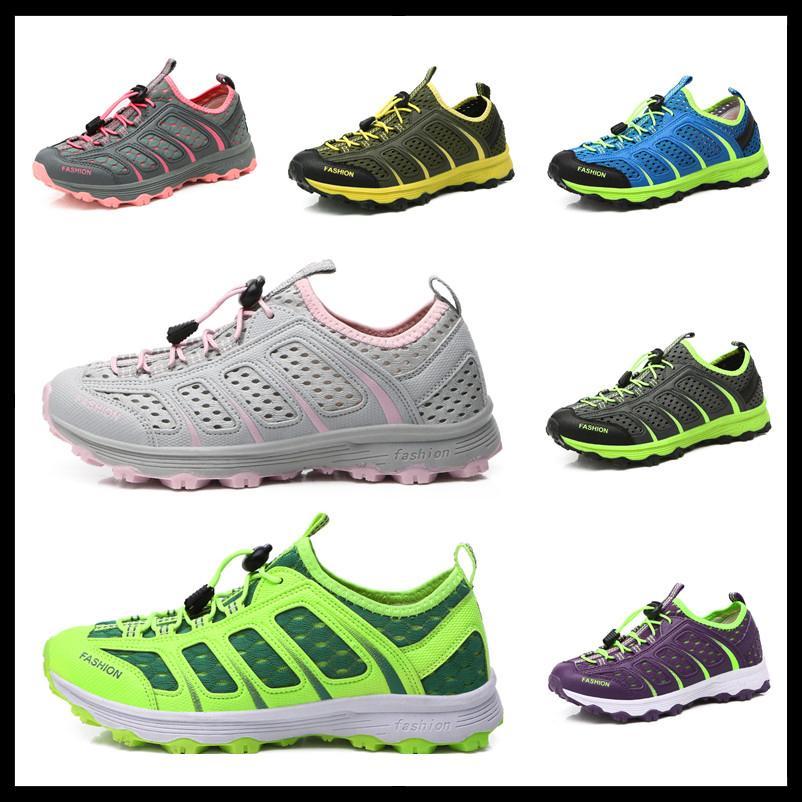 Fires Summer Women Hiking Shoes Light Weight Sport Shoes Ladies Mesh Cool-Fires Official Store-blue-5-Bargain Bait Box
