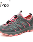 Fires Summer Women Hiking Shoes Light Weight Sport Shoes Ladies Mesh Cool-Fires Official Store-blue-5-Bargain Bait Box