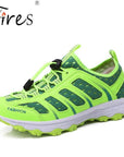 Fires Summer Women Hiking Shoes Light Weight Sport Shoes Ladies Mesh Cool-Fires Official Store-green-5-Bargain Bait Box