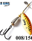 Fish King 10Cm-15 Mepps Long Cast Deep Running Spinners Fishing Lure Spinner-FISH KING Official Store-Blue-Bargain Bait Box