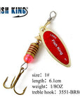 Fish King 10Cm-15 Mepps Long Cast Deep Running Spinners Fishing Lure Spinner-FISH KING Official Store-Clear-Bargain Bait Box