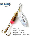 Fish King 10Cm-15 Mepps Long Cast Deep Running Spinners Fishing Lure Spinner-FISH KING Official Store-Multi-Bargain Bait Box