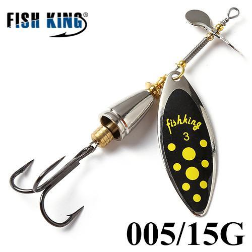 Fish King 10Cm-15 Mepps Long Cast Deep Running Spinners Fishing Lure Spinner-FISH KING Official Store-Purple-Bargain Bait Box