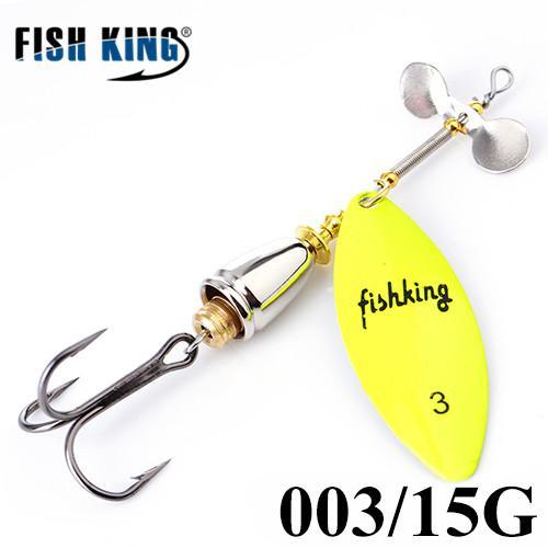 Fish King 10Cm-15 Mepps Long Cast Deep Running Spinners Fishing Lure Spinner-FISH KING Official Store-Red-Bargain Bait Box