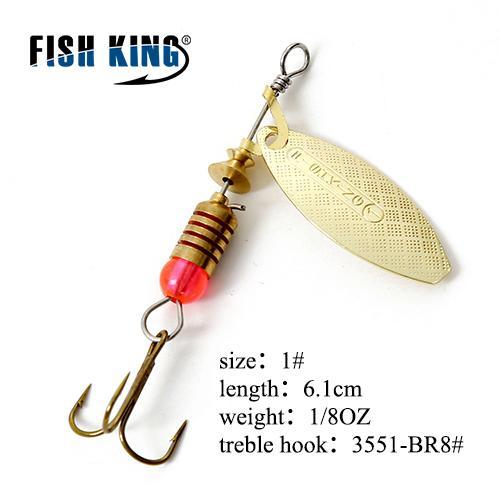 Fish King 10Cm-15 Mepps Long Cast Deep Running Spinners Fishing Lure Spinner-FISH KING Official Store-Violet-Bargain Bait Box