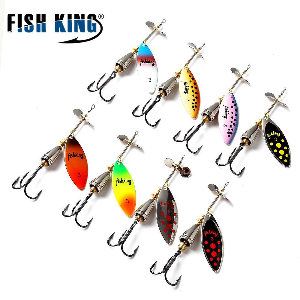 Fish King 10Cm-15 Mepps Long Cast Deep Running Spinners Fishing Lure Spinner-FISH KING Official Store-White-Bargain Bait Box
