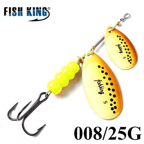 Fish King 11Cm-25G Mepps Long Cast Deep Running Spinners Fishing Lure Spinner-FISH KING Official Store-Blue-Bargain Bait Box