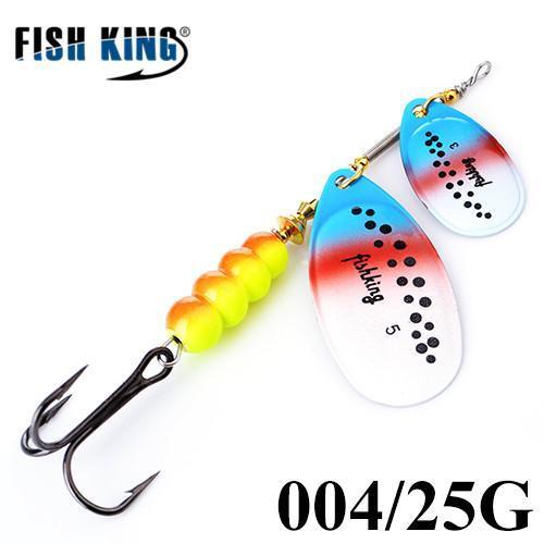 Fish King 11Cm-25G Mepps Long Cast Deep Running Spinners Fishing Lure Spinner-FISH KING Official Store-Burgundy-Bargain Bait Box