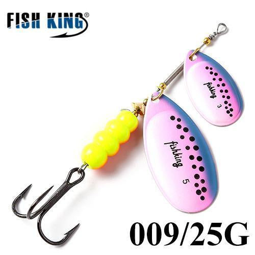 Fish King 11Cm-25G Mepps Long Cast Deep Running Spinners Fishing Lure Spinner-FISH KING Official Store-Navy Blue-Bargain Bait Box