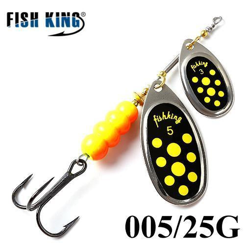 Fish King 11Cm-25G Mepps Long Cast Deep Running Spinners Fishing Lure Spinner-FISH KING Official Store-Purple-Bargain Bait Box