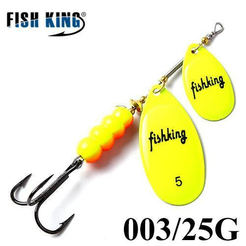 Fish King 11Cm-25G Mepps Long Cast Deep Running Spinners Fishing Lure Spinner-FISH KING Official Store-Red-Bargain Bait Box